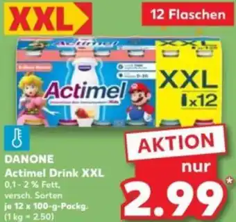 Kaufland DANONE Actimel Drink XXL Angebot