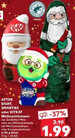 Kaufland AFTER EIGHT, SMARTIES oder KITKAT Weihnachtsmann Angebot