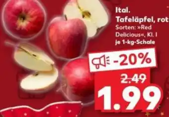Kaufland Ital. Tafeläpfel, rot Angebot