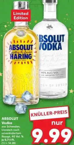 Kaufland ABSOLUT Vodka Angebot