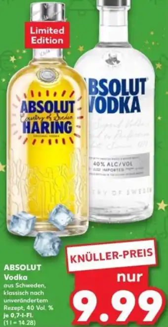 Kaufland ABSOLUT Vodka Angebot