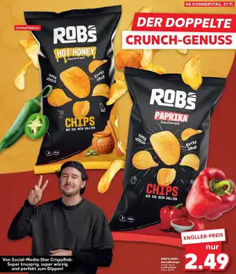 Kaufland ROB'S CHIPS Kartoffelchips Angebot