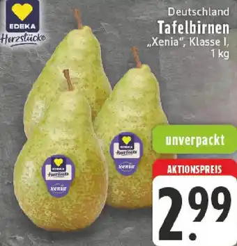 Edeka EDEKA Herzstücke Tafelbirnen Angebot