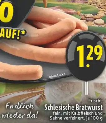 Edeka Frische Schlesische Bratwurst Angebot