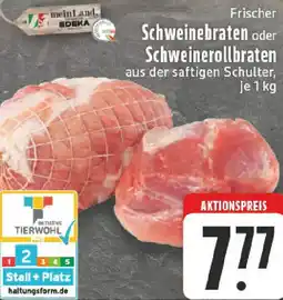 Edeka Frischer Schweinebraten oder Schweinerollbraten Angebot