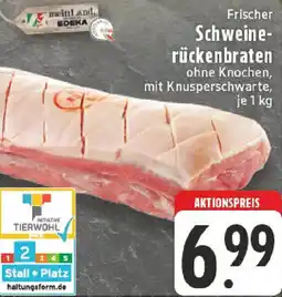 Edeka Frischer Schweinerückenbraten Angebot