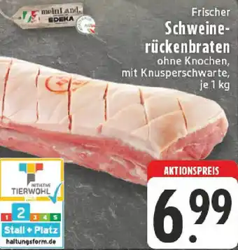 Edeka Frischer Schweinerückenbraten Angebot