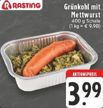 Edeka RASTING Grünkohl mit Mettwurst Angebot