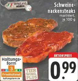 Edeka Schweinenackensteaks Angebot
