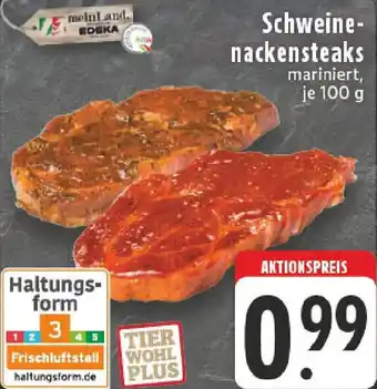 Edeka Schweinenackensteaks Angebot