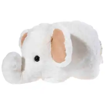 Netto Marken-Discount HEUNEC KUMA Kissen Elefant weiß und grau Angebot