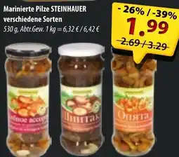 Mix Markt Marinierte Pilze STEINHAUER Angebot