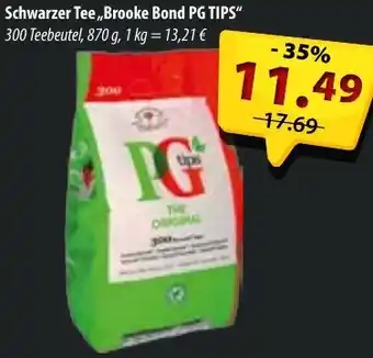 Mix Markt Schwarzer Tee ,,Brooke Bond PG TIPS" Angebot