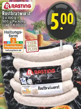 Edeka RASTING Rostbratwurst Angebot