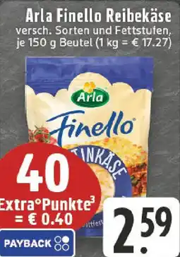 Edeka Arla Finello Reibekäse Angebot