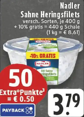 Edeka Nadler Sahne Heringsfilets Angebot