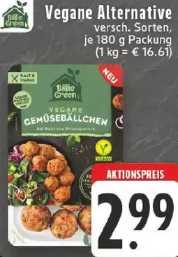 Edeka Billie Green Vegane Alternative Angebot