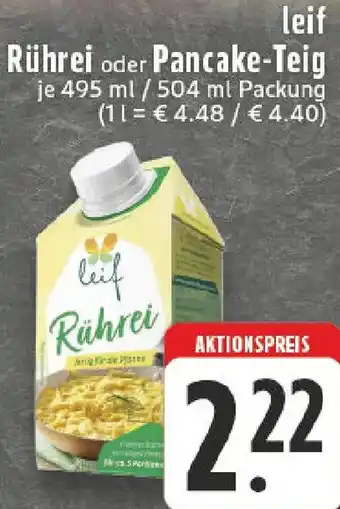 Edeka leif Rührei oder Pancake-Teig Angebot