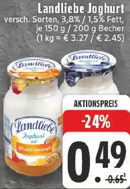 Edeka Landliebe Joghurt Angebot