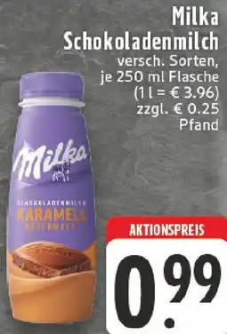 Edeka Milka Schokoladenmilch Angebot