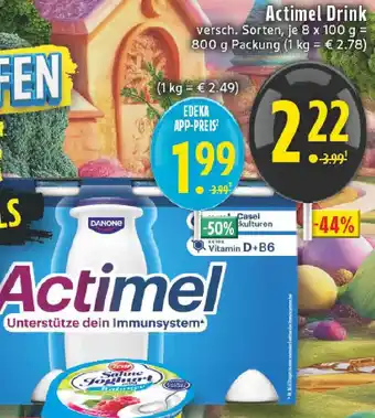 Edeka Actimel Drink Angebot