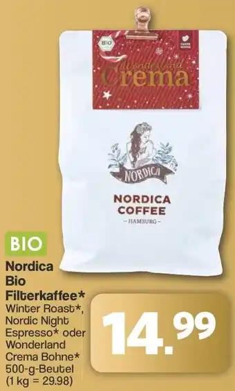 Famila Nord West Nordica Bio Filterkaffee Angebot