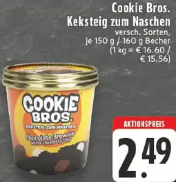 Edeka Cookie Bros. Keksteig zum Naschen Angebot