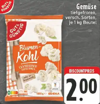 Edeka GUT & GÜNSTIG Gemüse Angebot