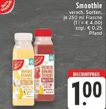 Edeka Gut & Günstig Smoothie Angebot