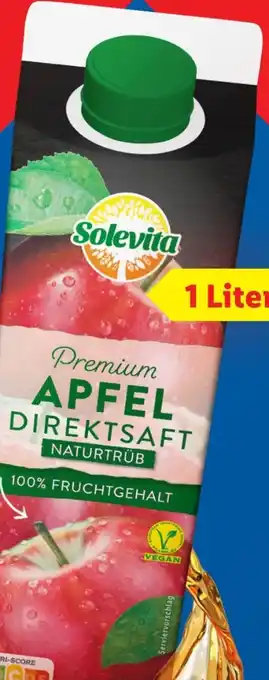 Lidl Solevita Premium Apfel Direktsaft Angebot