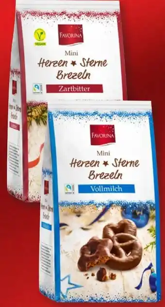 Lidl Favorina Mini-Sterne-Herzen-Brezeln Angebot