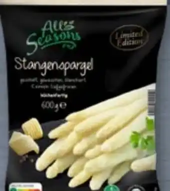 Aldi Nord All Seasons Stangenspargel Angebot