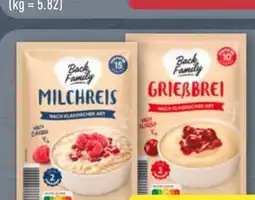 Aldi Nord Back Family Süßspeise Angebot