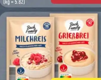 Aldi Nord Back Family Süßspeise Angebot