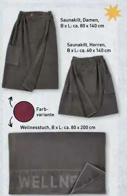 Aldi Nord Novitesse Wellnesstuch Angebot