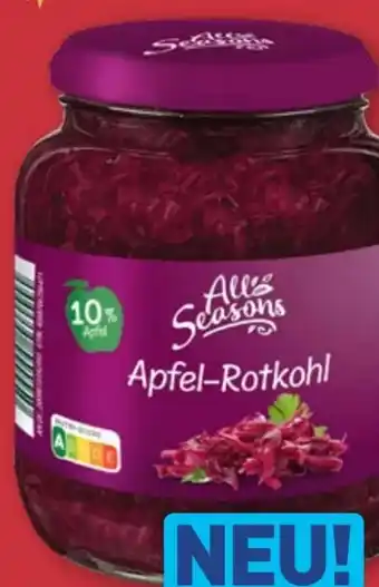 Aldi Nord All Seasons Apfelrotkohl Angebot