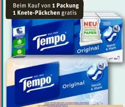 REWE Tempo Taschentücher-Box Angebot