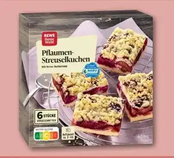 REWE Rewe Beste Wahl Pflaumen- Streuselkuchen Angebot