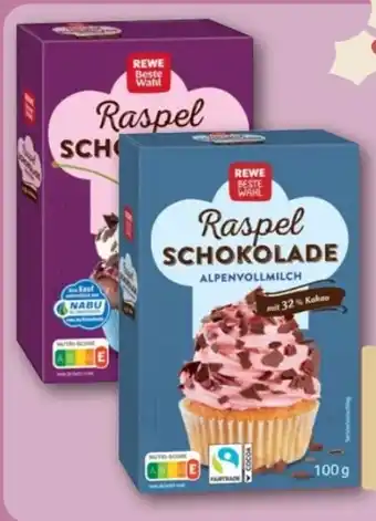 REWE Rewe Beste Wahl Raspelschokolade Angebot