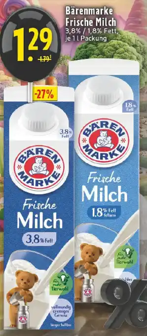 Edeka Bärenmarke Frische Milch Angebot