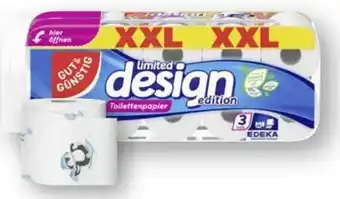 Scheck-in-Center Gut & Günstig Toilettenpapier Limited Design Edition Angebot