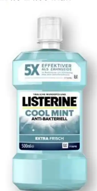 Scheck-in-Center Listerine Mundspülung Cool Mint Angebot