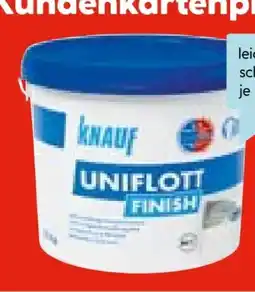 Hellweg Knauf Spachtelmasse Uniflott Finish Angebot