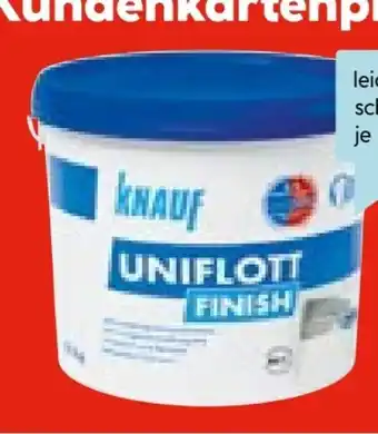 Hellweg Knauf Spachtelmasse Uniflott Finish Angebot