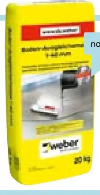 Hellweg Saint-Gobain Weber Boden-Ausgleichsmasse Angebot