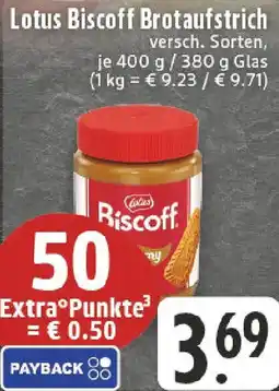Edeka Lotus Biscoff Brotaufstrich Angebot