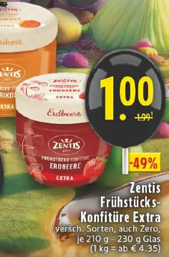Edeka Zentis Frühstücks Konfitüre Extra Angebot