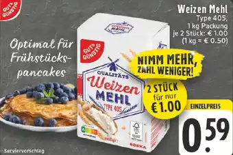 Edeka GUT & GÜNSTIG Weizen Mehl Angebot