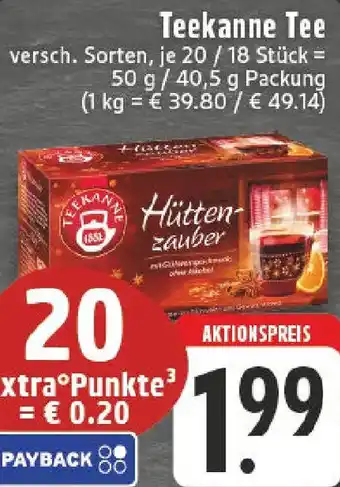 Edeka Teekanne Tee Angebot