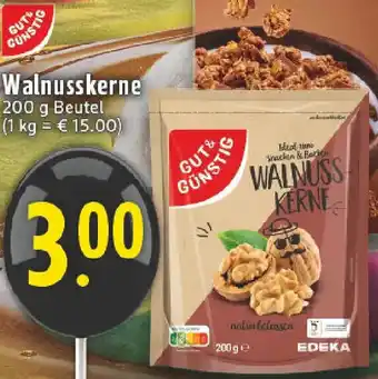 Edeka GUT & GÜNSTIG Walnusskerne Angebot